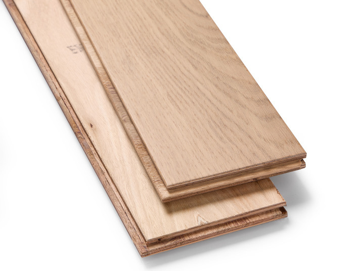 12mm Invisible Smooth Lacquered Engineered Wood Herringbone Flooring