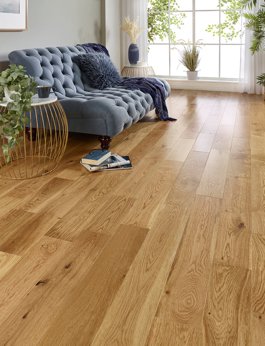 14x150mm Natural UV Lacquered Oak