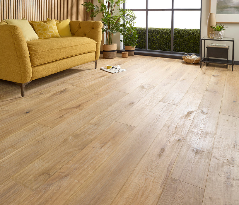 15x190mm Smoked White Oiled Engineered Oak Flooring