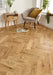 Natural Brushed Lacquered Herringbone - Newland Floors and Doors