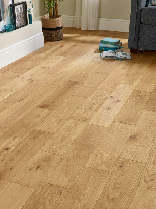18x150mm Natural Oiled Solid Oak Flooring