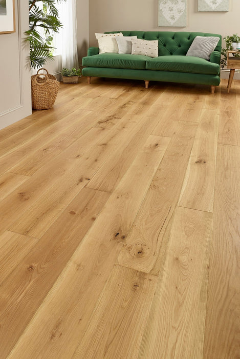 Natural Oak Wide Brushed Oiled - Newland Floors and Doors
