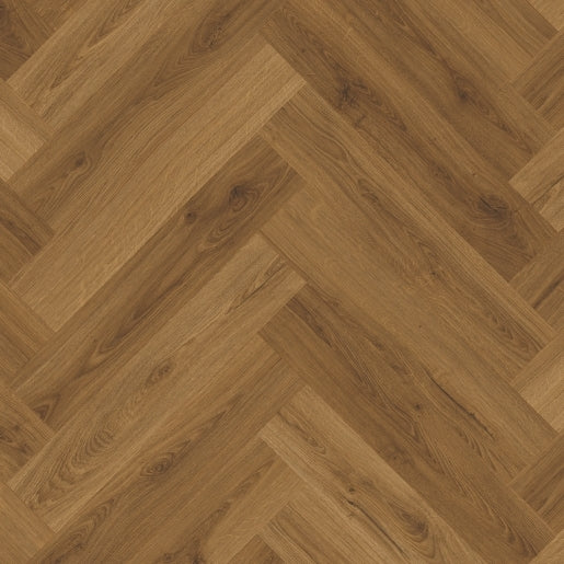 Quickstep | Ciro Botanic Caramel Oak Herringbone