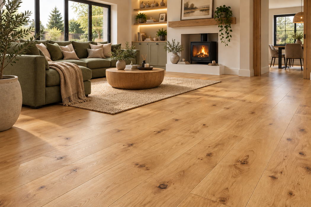 French Oak Character Brushed Matt Lacquered