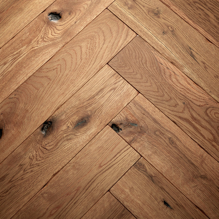 Woodpecker | Berkeley Cathedral Oak Herringbone 90mm