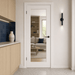 White Laminate Shaker 1 Light Internal Door (view 2)