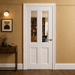 White Laminate Toulouse 2 Light Internal Door (view 2)
