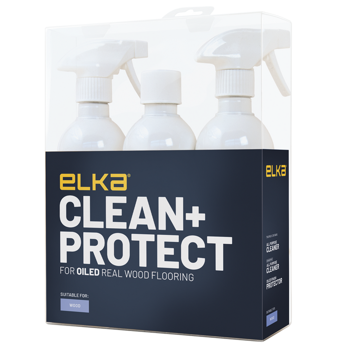 Elka | Clean and Protect Kit for Oiled Wood Flooring