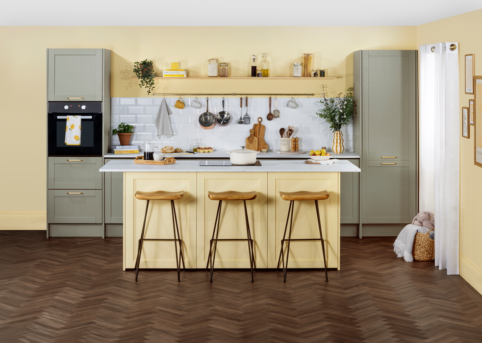 Luvanto | Contemporary Herringbone Design Cognac Oak