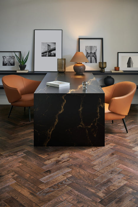 Woodpecker | Dartmouth Passage Oak Herringbone 90mm