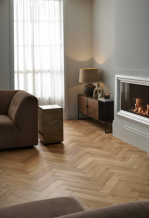 Woodpecker | Dartmouth Pure Oak Herringbone 90mm