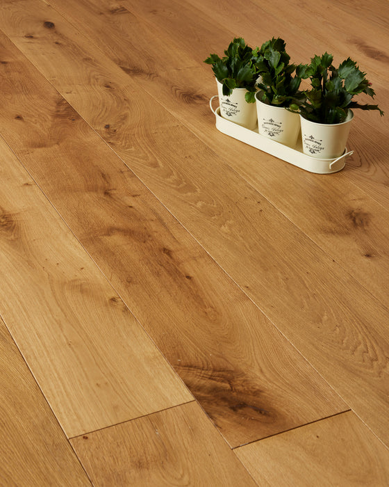 Engineered Rustic Oak Brushed & Oiled 190mm Flooring