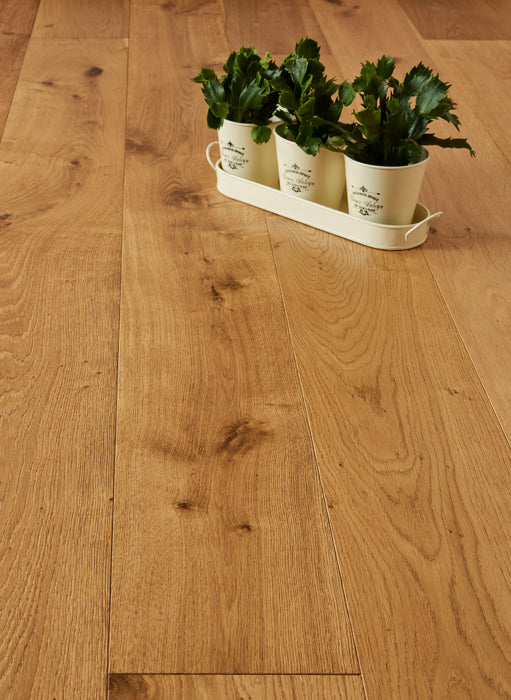 Engineered Rustic Oak Brushed & Oiled 190mm Flooring