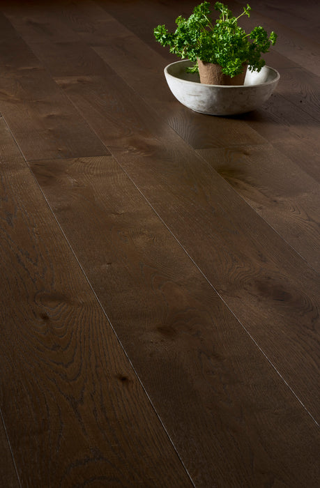 14x240mm Rustic Grade Brown Matt Lacquered