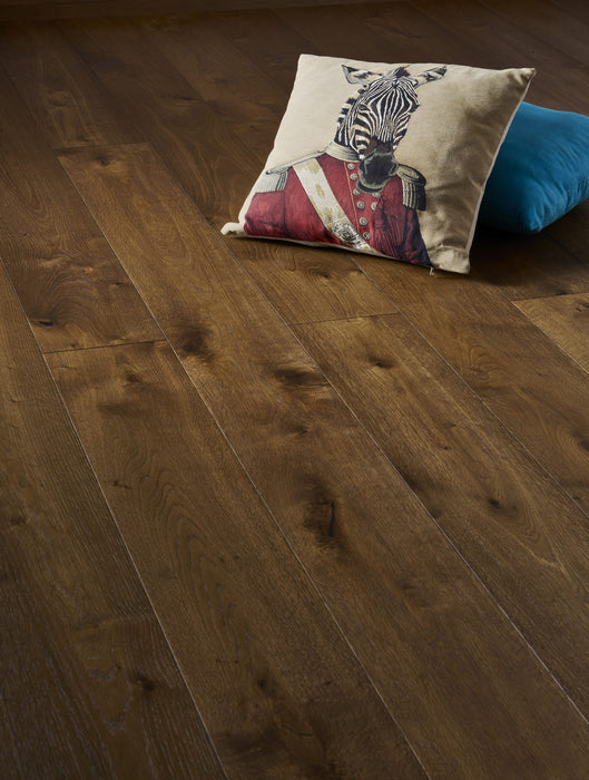 French Oak Rustic Dark Smoked Plank