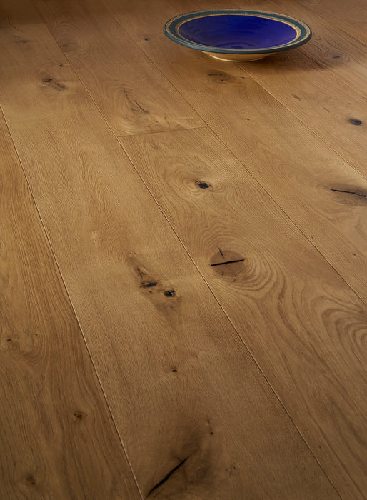 14x220mm Super Rustic Grade Mellow Stained Oak Flooring