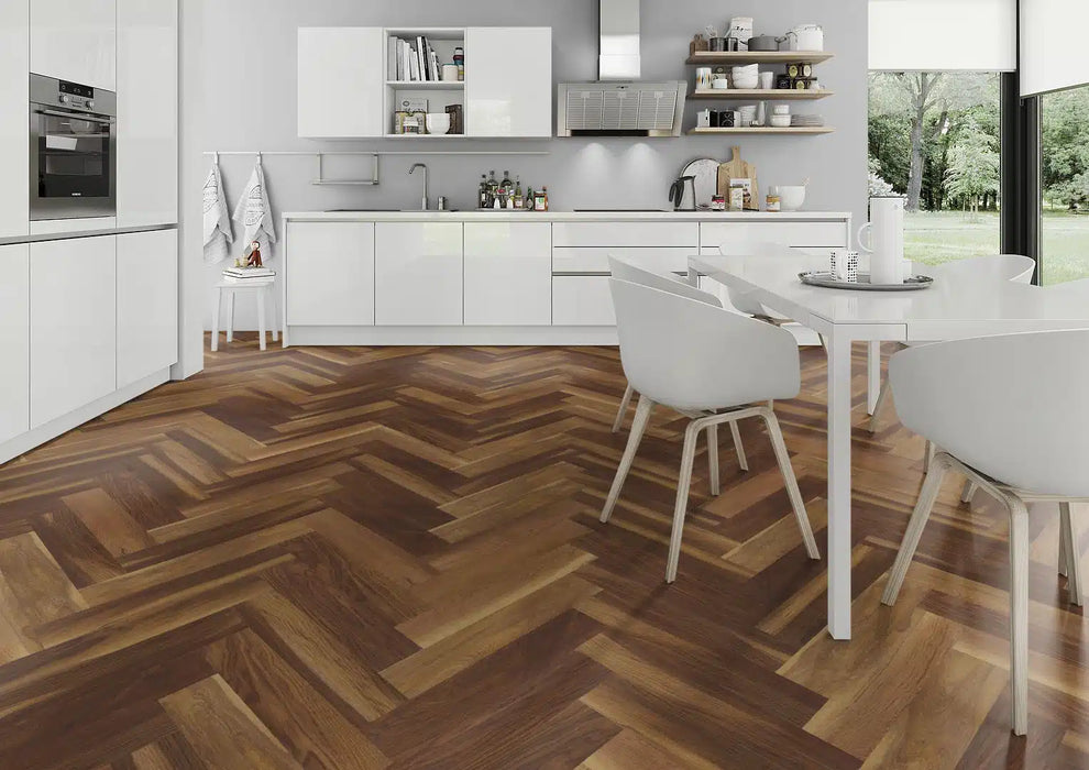 Wood Innovations | Lignum Core Herringbone Espresso Oak