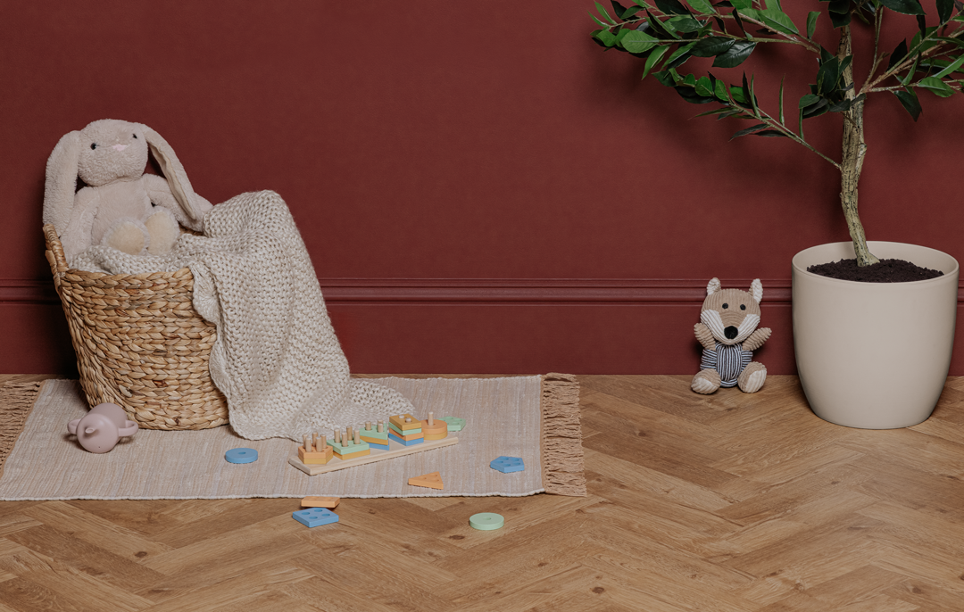 Luvanto | Traditional Herringbone Design Fairfield Oak