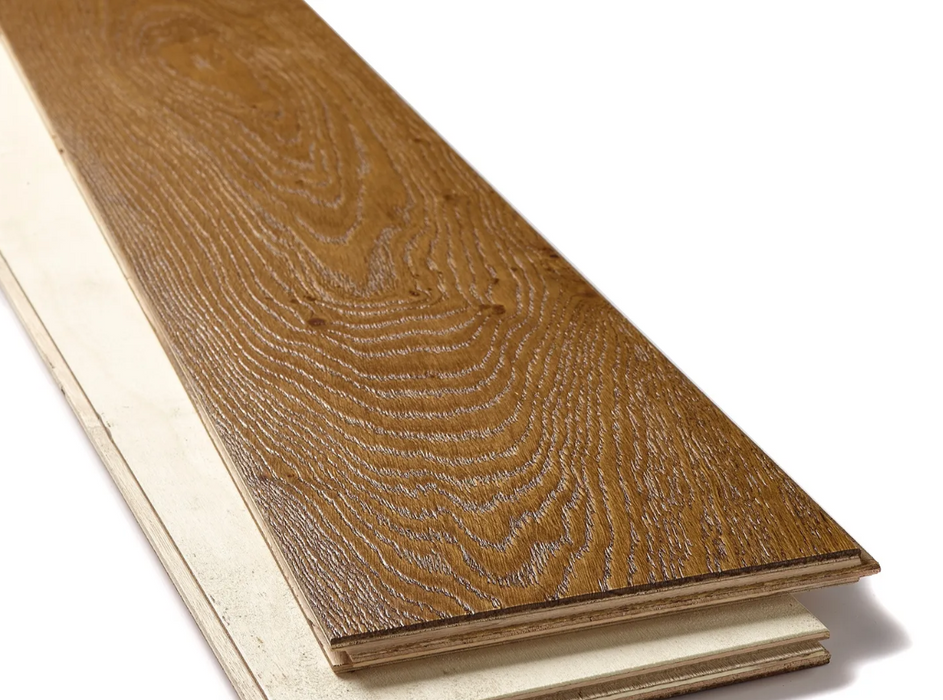 14x190mm Golden Brushed & Lacquered Oak