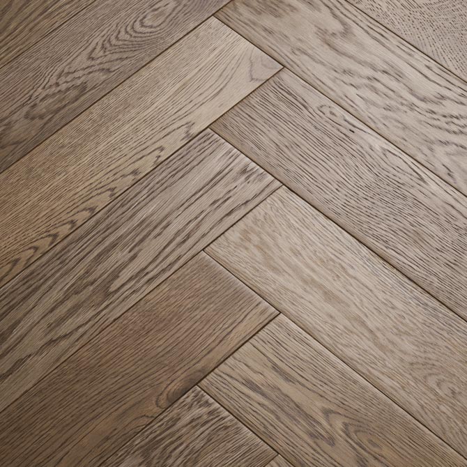 Woodpecker | Goodrich Biscotti Oak Herringbone