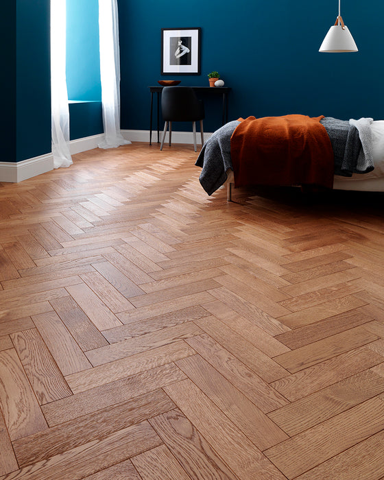 Woodpecker | Goodrich Coffee Oak Herringbone