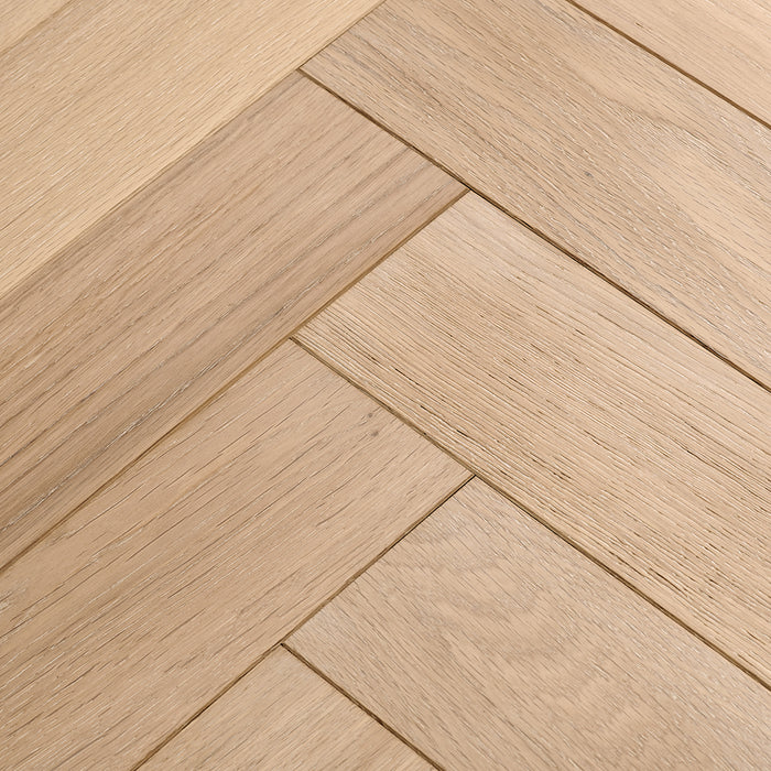 Woodpecker | Goodrich Ecru Oak Herringbone