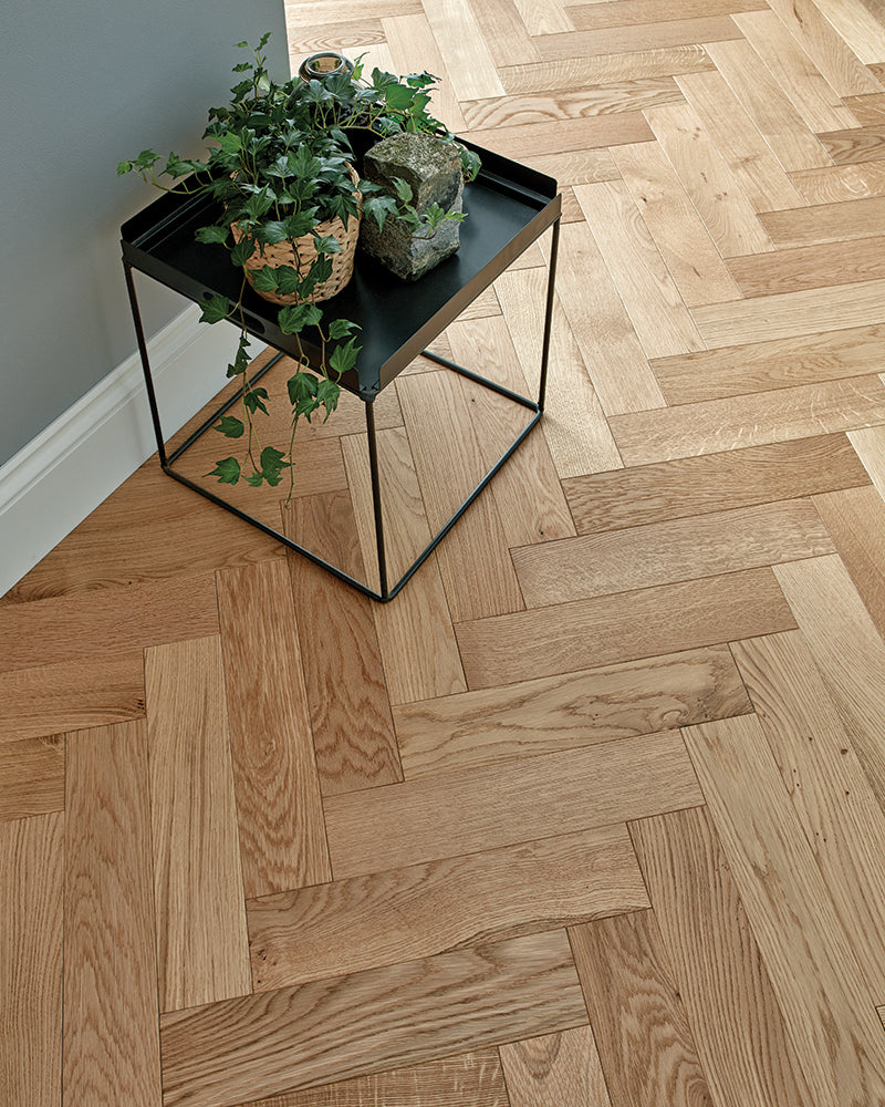 Goodrich Herringbone Parquet Flooring by Woodpecker
