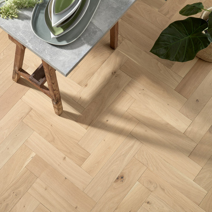 Woodpecker | Goodrich Raw Oak Herringbone