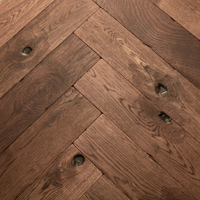 Woodpecker | Goodrich Spiced Oak Herringbone