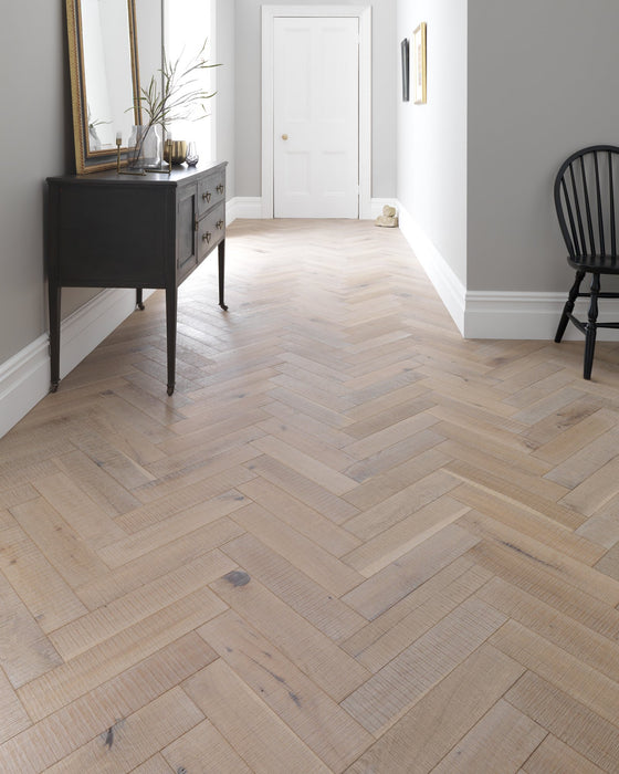 Woodpecker | Berkeley Salted Oak Herringbone 90mm