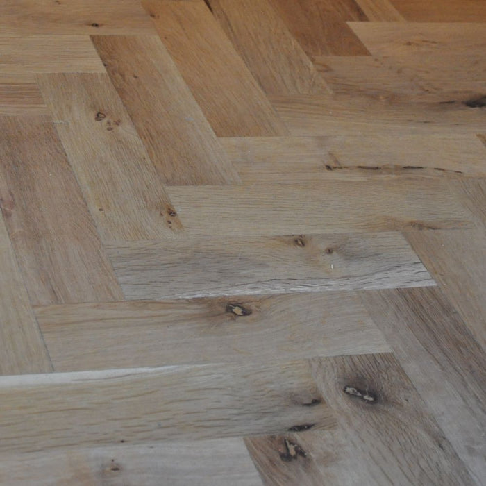 Brooks Floor 22mm Solid Oak Rustic Herringbone