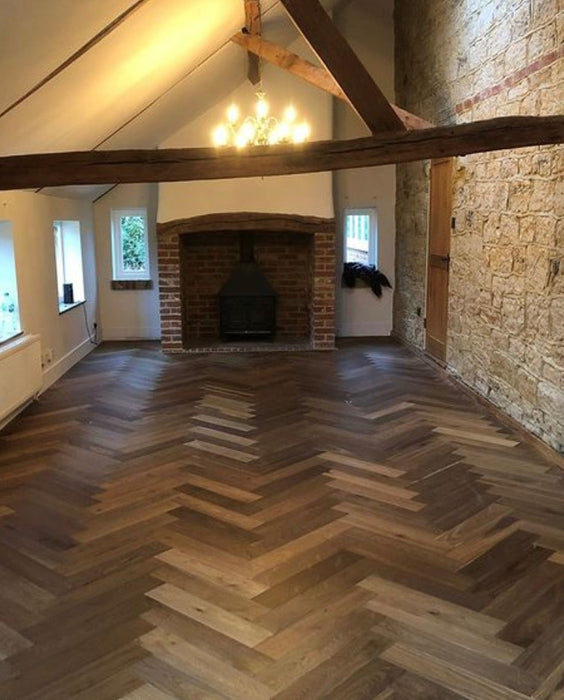 Brooks Floor | Eastbury Smoked Select Oak Herringbone