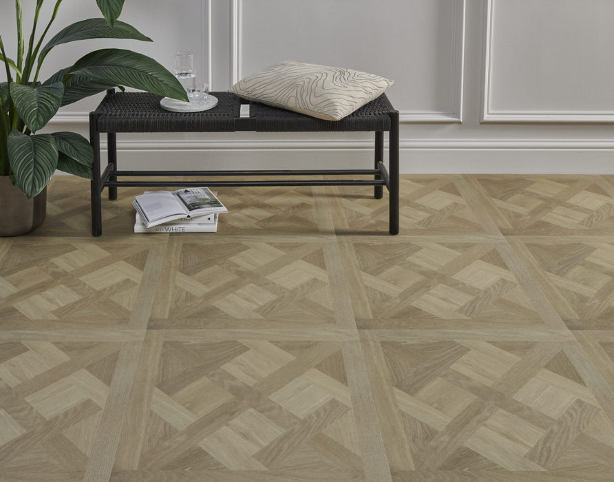 Luvanto | Premium Click Plus Basketweave Spring Oak