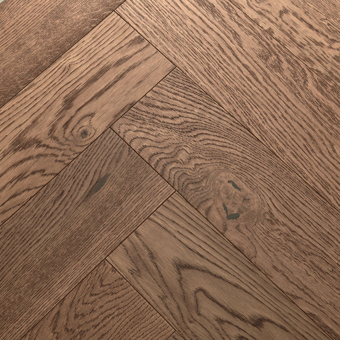 Woodpecker | Harlech Coffee Oak Herringbone 120mm