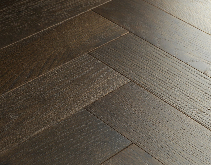 Woodpecker | Harlech Espresso Oak Herringbone 90mm
