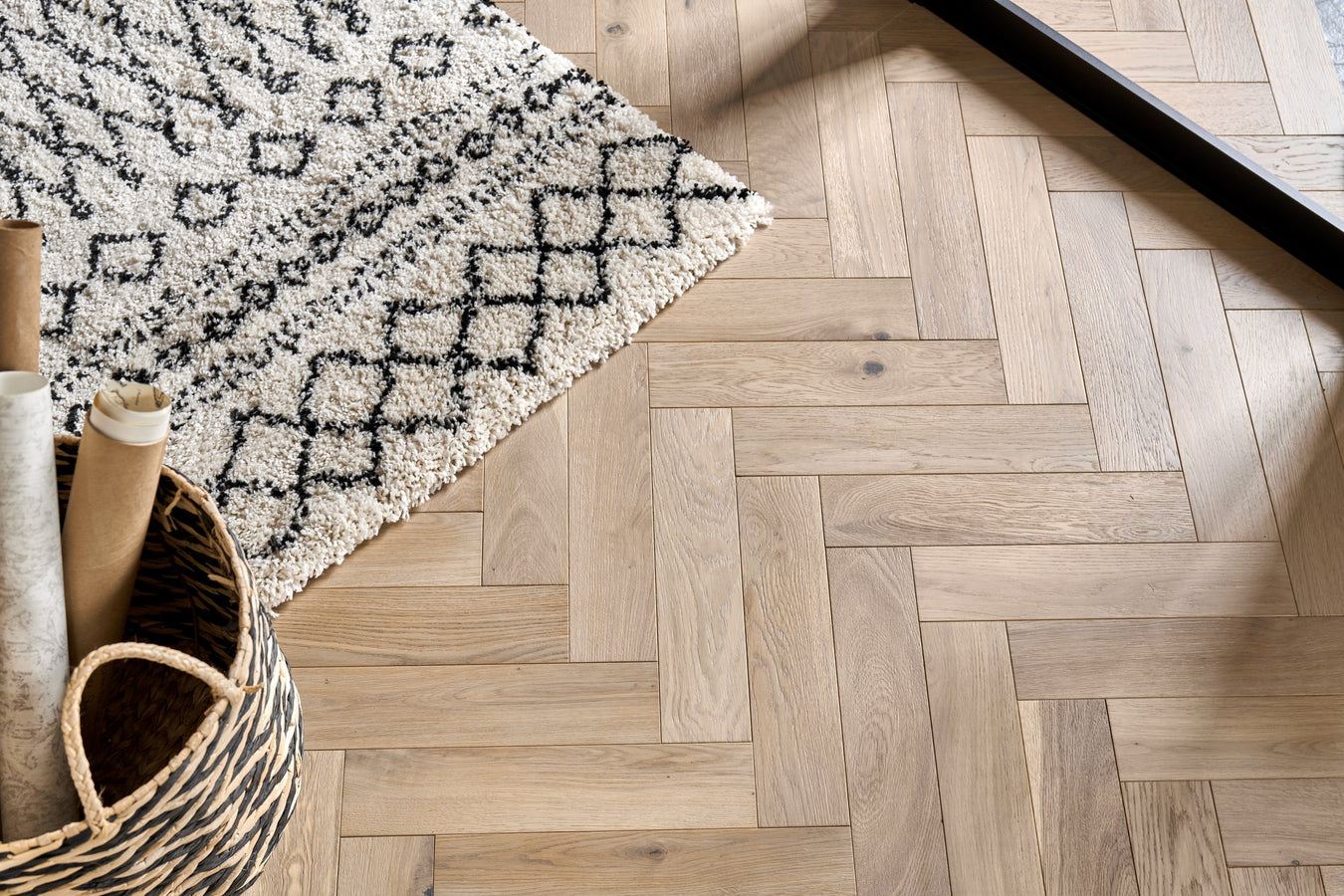 Woodpecker Herringbone Flooring