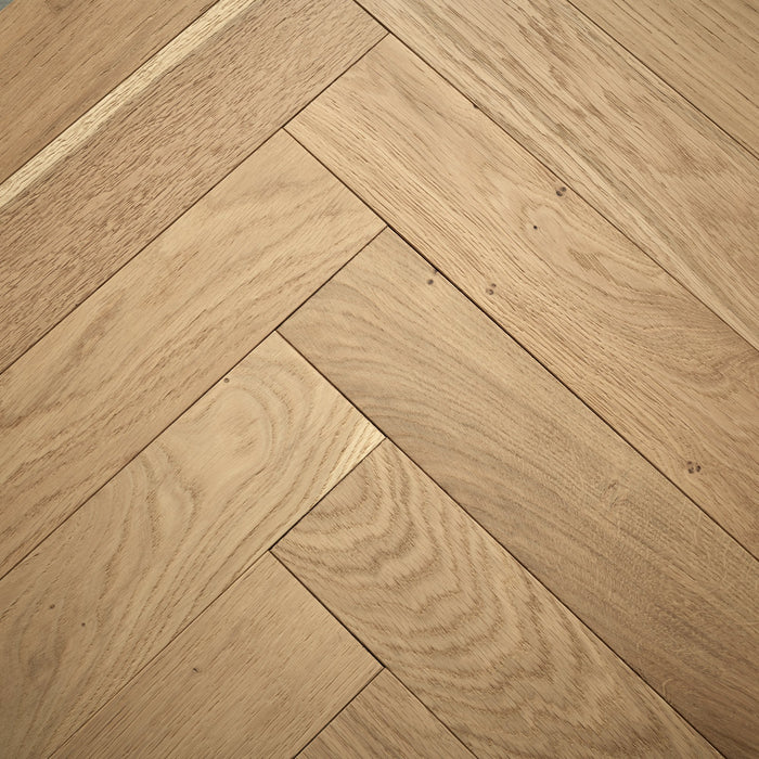 Woodpecker | Harlech Raw Oak Herringbone 90mm