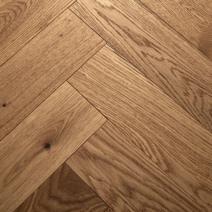 Woodpecker | Harlech Rustic Oak Brushed & Lacquered Herringbone 15/4 x 120mm