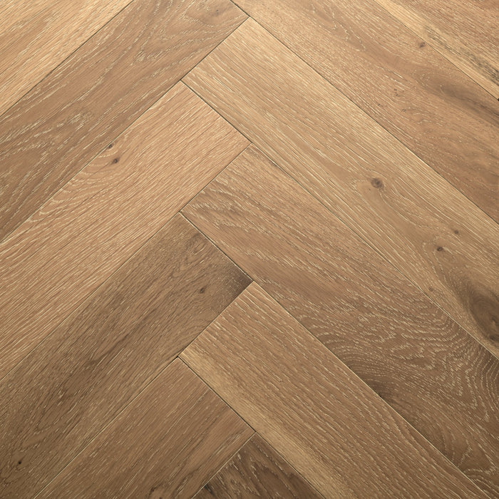 Woodpecker | Harlech White Smoked Oak Herringbone 90mm