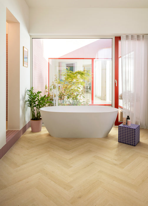 Quickstep | Impressive Design 8mm Laminate Herringbone Ginger Oak