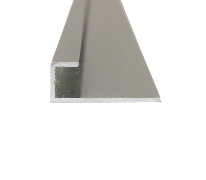 Shower Panel End Cap Trim Silver 2400mm x 8mm (Pack of 10)