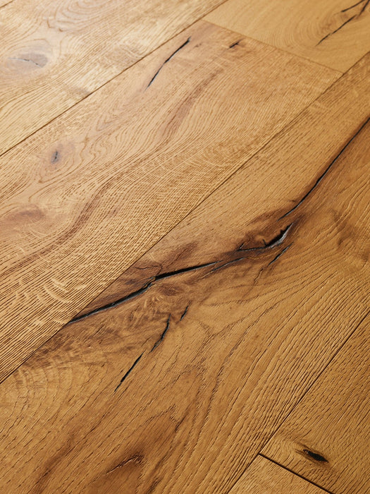 French Oak Rustic Plus Natural Brushed Plank - Newland Floors and Doors