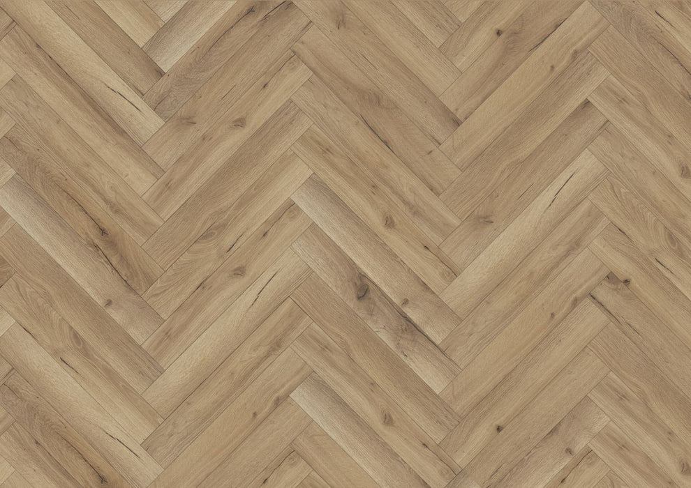 Premium 12mm Laminate Herringbone Albany Oak