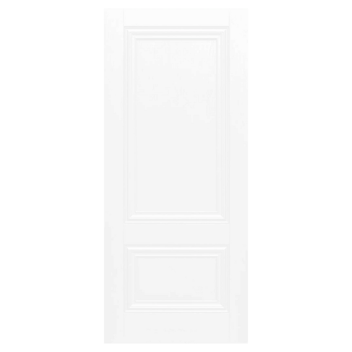 White Laminate Lyon 2 Panel FD30 Fire Door