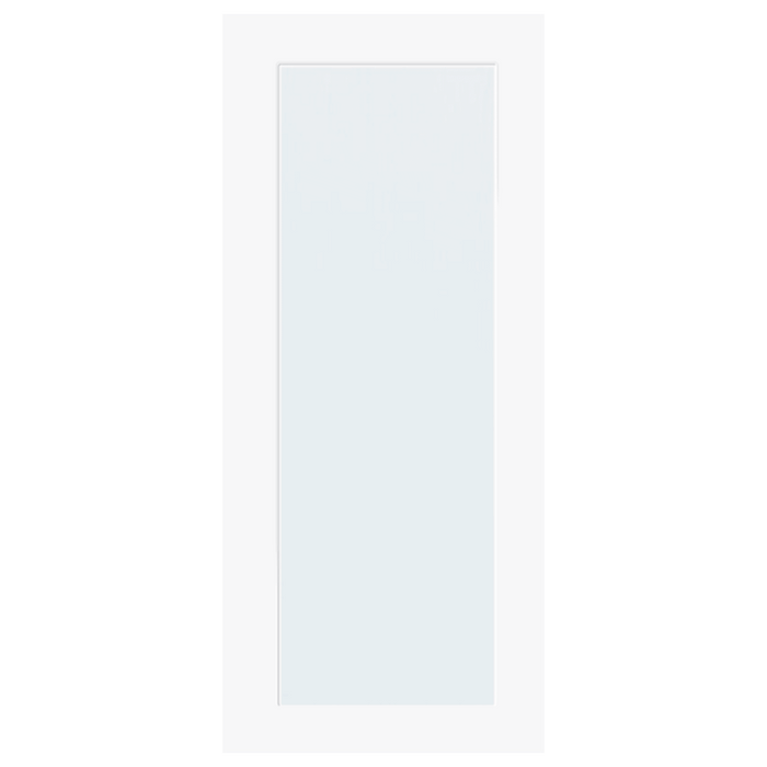White Laminate Shaker 1 Light Internal Door