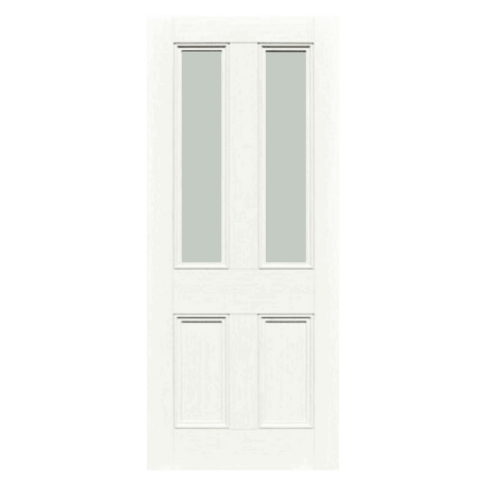 White Laminate Toulouse 2 Light Internal Door