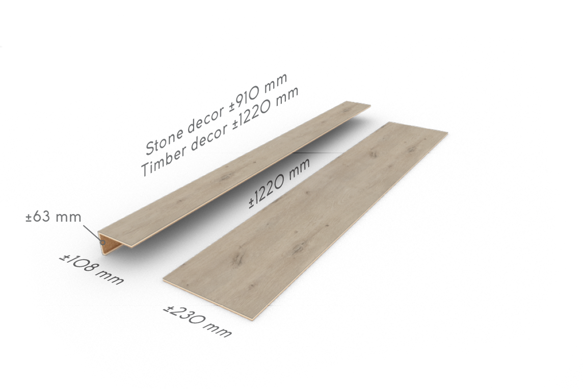 COREtec Naturals Stair Kit Box C | Landing Tread and Riser — Newland ...