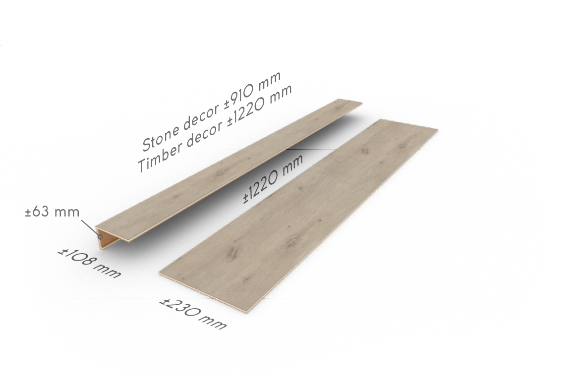 COREtec Naturals Stair Kit Box C | Landing Tread and Riser — Newland ...