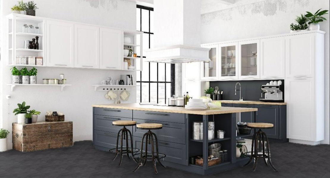 Luvanto | Click Plus Tiles Black Slate