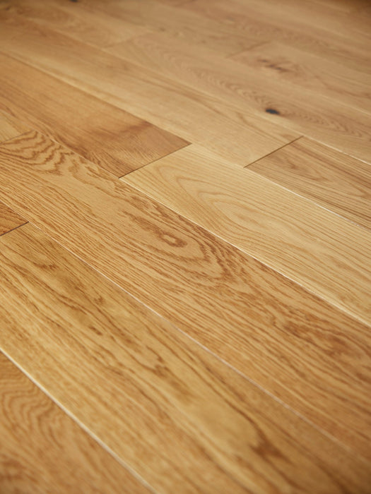 French Oak Character Satin Lacquered - Newland Floors and Doors